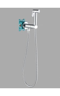 купить Гигиенический душ со смесителем ALMAes Agata AL-877-01 Хром в EV-SAN.RU