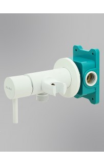 купить Гигиенический душ со смесителем ALMAes Benito AL-859-06 Белый в EV-SAN.RU