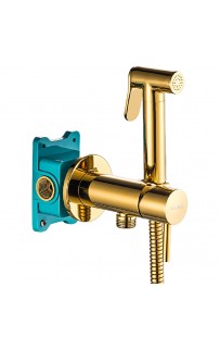 купить Гигиенический душ со смесителем ALMAes Benito AL-859-08 Золото в EV-SAN.RU
