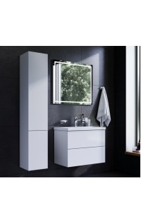 купить Комплект мебели для ванной AM.PM Gem 75 BK90GA Белый со смесителем для раковины и аксессуарами в EV-SAN.RU