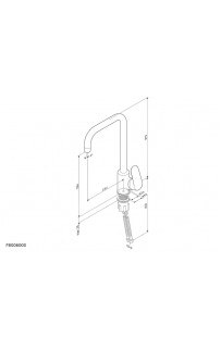 купить Смеситель для кухни AM.PM Like F8006011 Хром в EV-SAN.RU