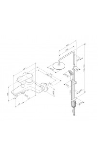 купить Душевая система AM.PM Gem F40890A14 Хром в EV-SAN.RU