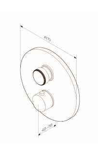 купить Смеситель для душа AM.PM Inspire 2.0 F50A75700 с термостатом Хром в EV-SAN.RU