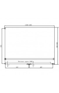 купить Душевой уголок Ambassador Diamond 120х90 12011108R профиль Хром стекло прозрачное в EV-SAN.RU