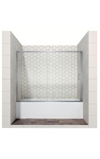 купить Шторка на ванну Ambassador Bath Screens 150х140 16041104 профиль Хром стекло CrystalPure в EV-SAN.RU