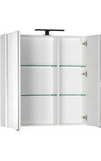 купить Зеркальный шкаф Aquanet Тулон 85 182723 L Белый в EV-SAN.RU