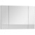 Зеркальный шкаф Aquanet Верона 100 175383 Белый