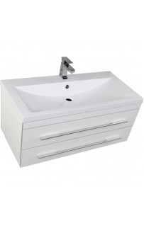 купить Комплект мебели для ванной Aquanet Верона 100 230318 Белый в EV-SAN.RU