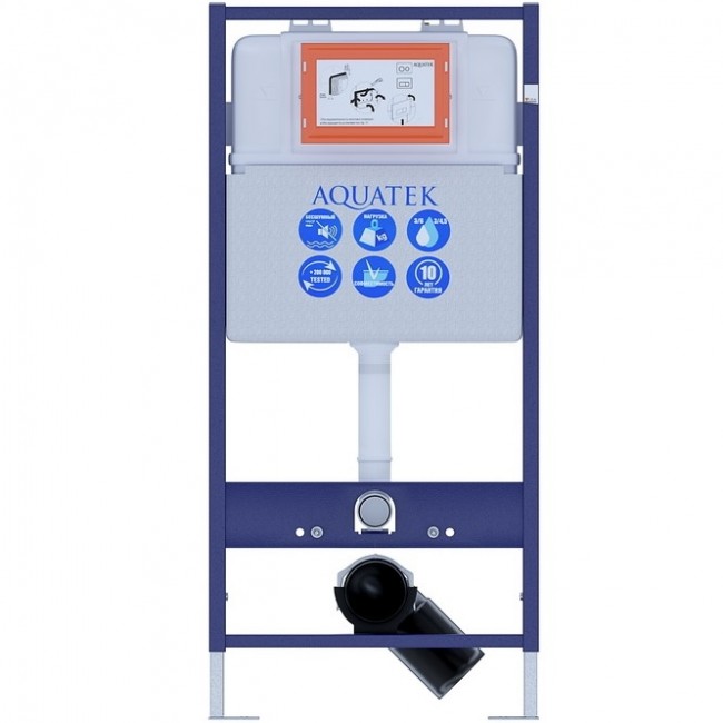 купить Инсталляция Aquatek Standart INS-0000001 для унитаза без клавиши смыва в EV-SAN.RU