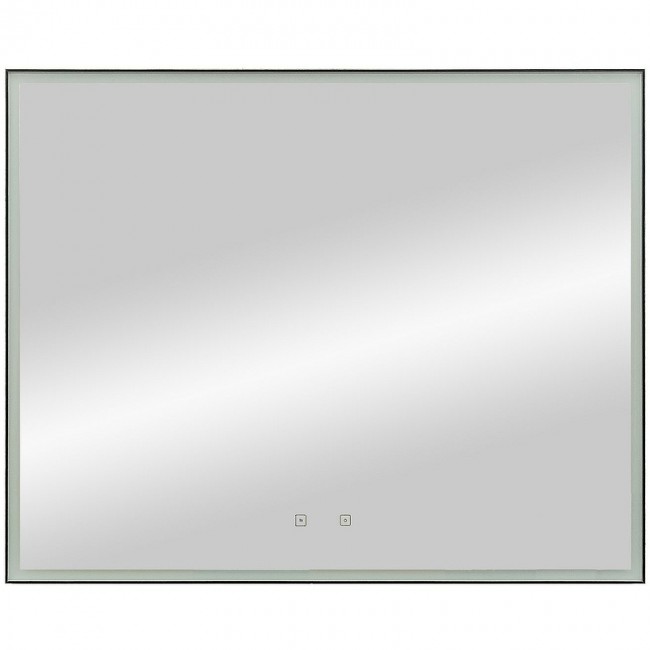 купить Зеркало Art&Max Arezzo AM-Are-1000-800-DS-FC-H-Nero с подсветкой с сенсорным выключателем Черное в EV-SAN.RU