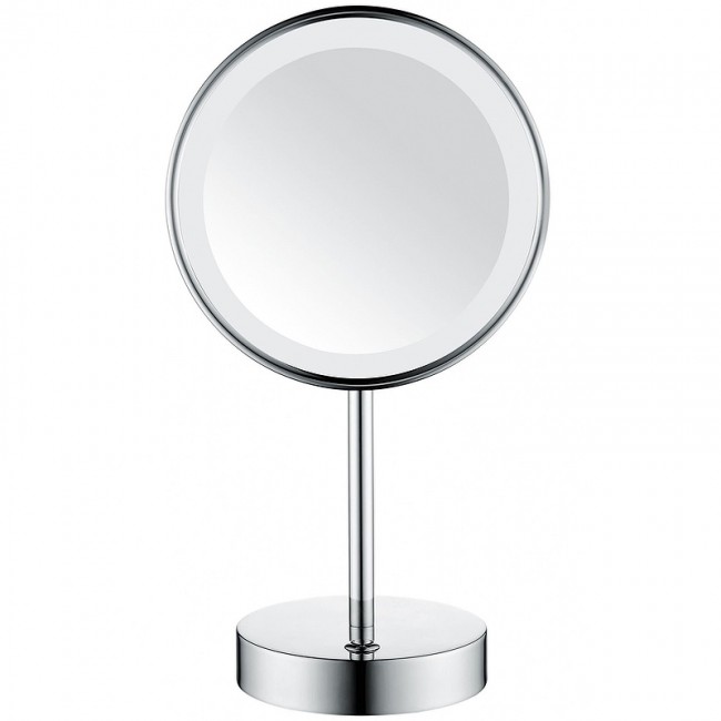 купить Косметическое зеркало Art&Max AM-M-063-CR с подсветкой с увеличением Хром в EV-SAN.RU