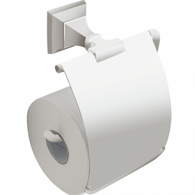 купить Держатель туалетной бумаги Art&Max Zoe AM-G-6835-Bi с крышкой Белый в EV-SAN.RU