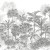 Панно BN-INTERNATIONAL Grand Safari 300409 Винил на флизелине (2,8*4) Серый/Белый, Листья/Деревья