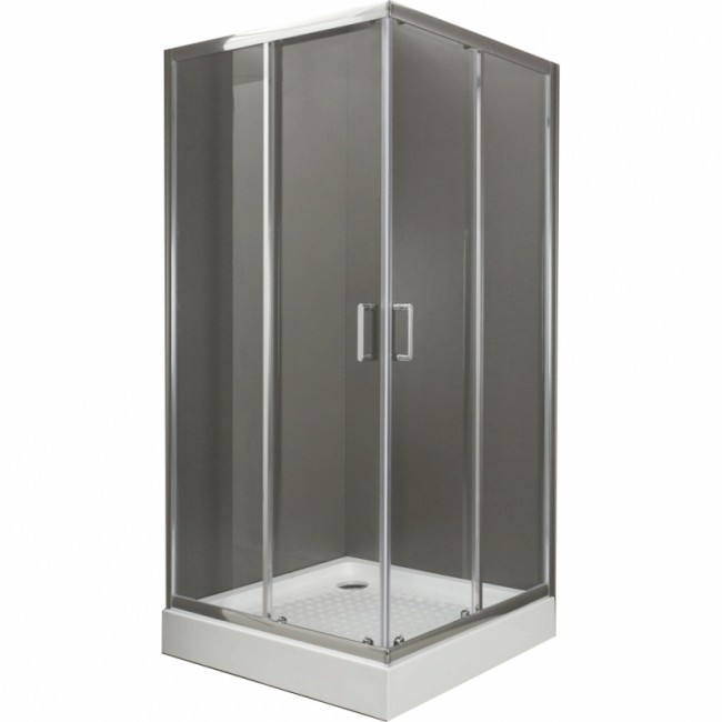 купить Душевой уголок BelBagno UNO-195-A-2-90-C-Cr 90x90 профиль Хром стекло прозрачное в EV-SAN.RU