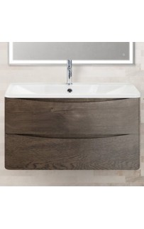 Тумба под раковину BelBagno ACQUA-800-2C-SO-RNG подвесная Robere Nature Grigio