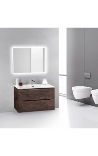 купить Тумба под раковину BelBagno ETNA 39-800/390-2C-SO-RW-P подвесная Rovere Moro в EV-SAN.RU