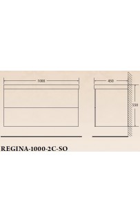 купить Тумба под раковину BelBagno Regina 100 REGINA-1000-2C-SO-MR-BLUM подвесная Marmo Rosa в EV-SAN.RU