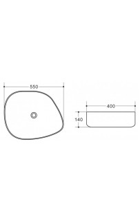 купить Раковина-чаша BelBagno 55 BB1435 Белая в EV-SAN.RU