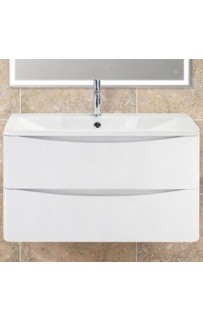 Тумба под раковину BelBagno ACQUA-800-2C-SO-BL подвесная Bianco Lucido