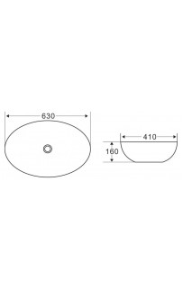 купить Раковина-чаша BelBagno 63 BB1104 Белая в EV-SAN.RU