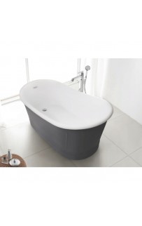 купить Акриловая ванна BelBagno BB32-CF36 168х90 Серая в EV-SAN.RU