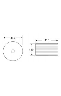 купить Раковина-чаша BelBagno 41 BB1420 Белая в EV-SAN.RU