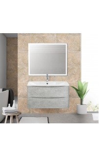 купить Тумба под раковину BelBagno ACQUA-800-2C-SO-CVG подвесная Cemento Verona Grigio в EV-SAN.RU