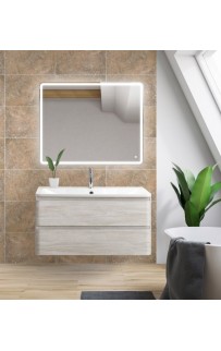 Тумба под раковину BelBagno ALBANO-900-2C-SO-RVB подвесная Rovere Vintage Bianco