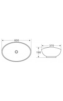 купить Раковина-чаша BelBagno 60 BB1087 Белая в EV-SAN.RU