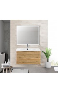 Тумба под раковину BelBagno ACQUA-1000-2C-SO-RR подвесная Rovere Rustico