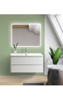 купить Тумба под раковину BelBagno ALBANO-1000-2C-SO-BL подвесная Bianco Lucido в EV-SAN.RU