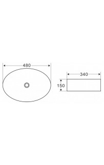 купить Раковина-чаша BelBagno 48 BB1085 Белая в EV-SAN.RU