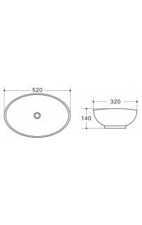 купить Раковина-чаша BelBagno 52 BB1147 Белая в EV-SAN.RU