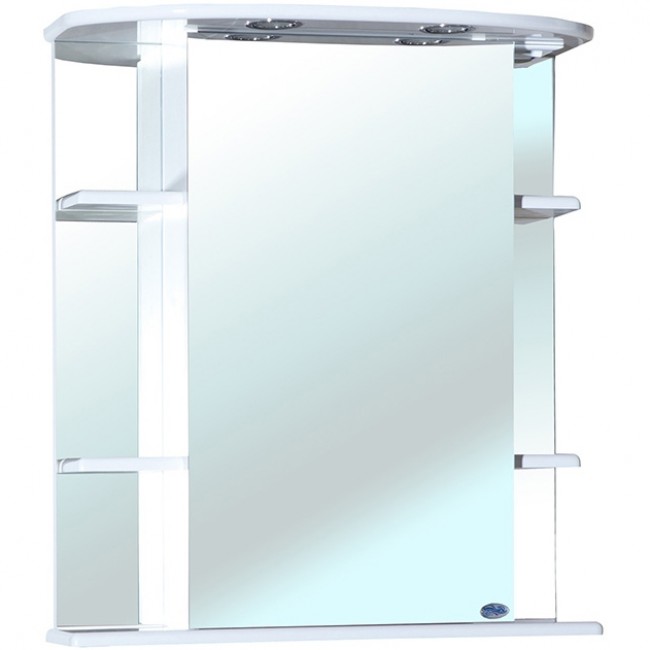 купить Зеркальный шкаф Bellezza Магнолия 65 L 4612710002012 с подсветкой Белый в EV-SAN.RU
