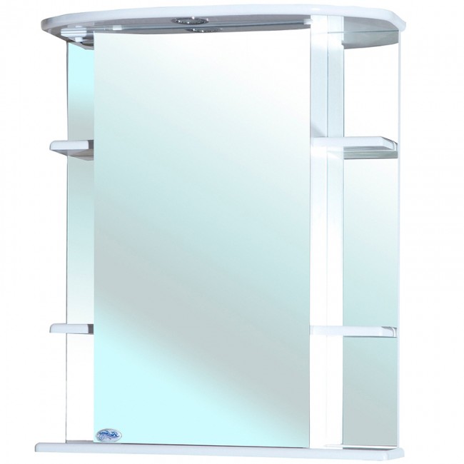 купить Зеркальный шкаф Bellezza Магнолия 55 R 4612708001010 с подсветкой Белый в EV-SAN.RU