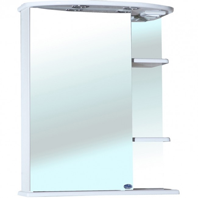 купить Зеркальный шкаф Bellezza Магнолия 60 L 4612709002016 с подсветкой Белый в EV-SAN.RU