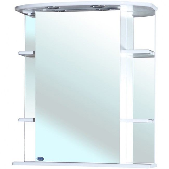 купить Зеркальный шкаф Bellezza Магнолия 65 R 4612710001015 с подсветкой Белый в EV-SAN.RU