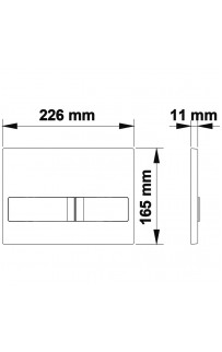 купить Клавиша смыва Berges Wasserhaus Novum L5 040015 Черная в EV-SAN.RU