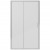 Душевая дверь Bravat Line 120 BD120.4101A профиль Хром стекло прозрачное