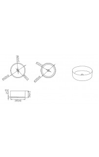 купить Раковина-чаша Bravat Affability 42 C22284W-ENG Белая в EV-SAN.RU