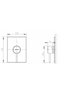 купить Смеситель для душа Bravat Arc PB86061C-A-ENG Хром в EV-SAN.RU