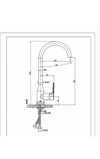 купить Смеситель для кухни Bravat Arden F7351385CP-RUS Хром в EV-SAN.RU