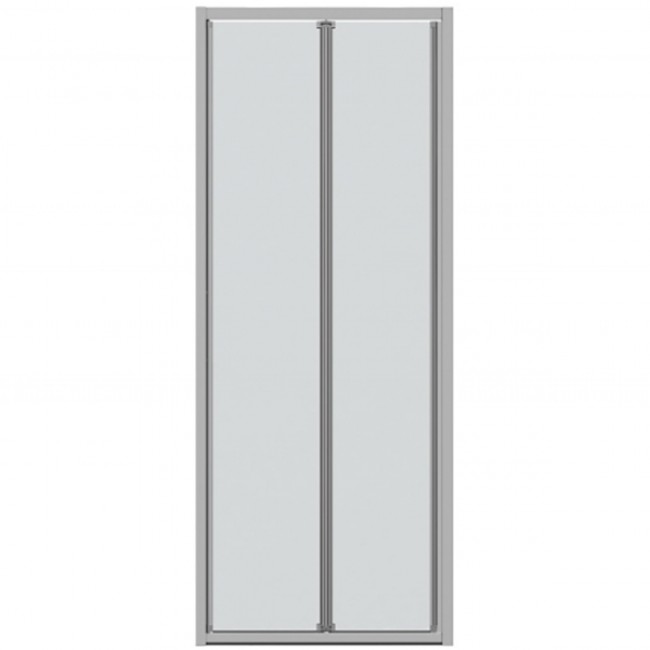 купить Душевая дверь Bravat Drop 80 BD080.4120A профиль Хром стекло прозрачное в EV-SAN.RU