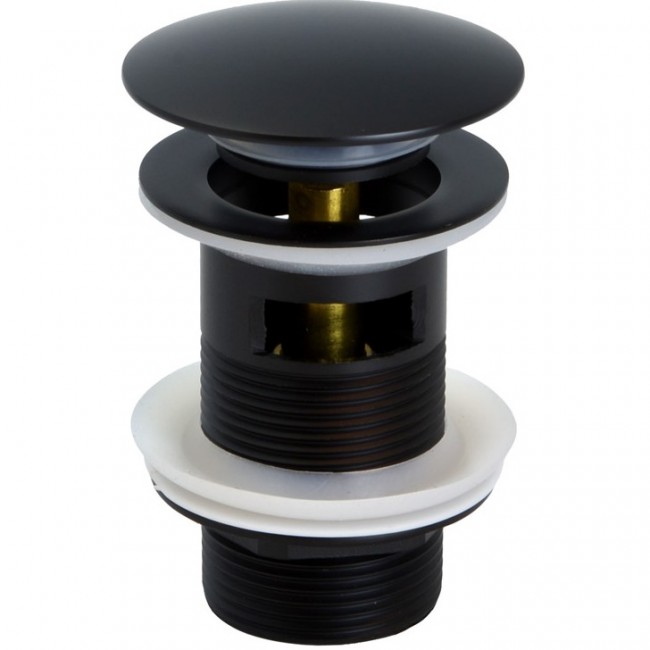 купить Донный клапан Bronze de Luxe Scandi 21971B click-clack Черный в EV-SAN.RU
