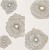 Керамическое панно CRETO Mono Golden flowers 06-01-1-36-03-13-2434-0 60х60 см
