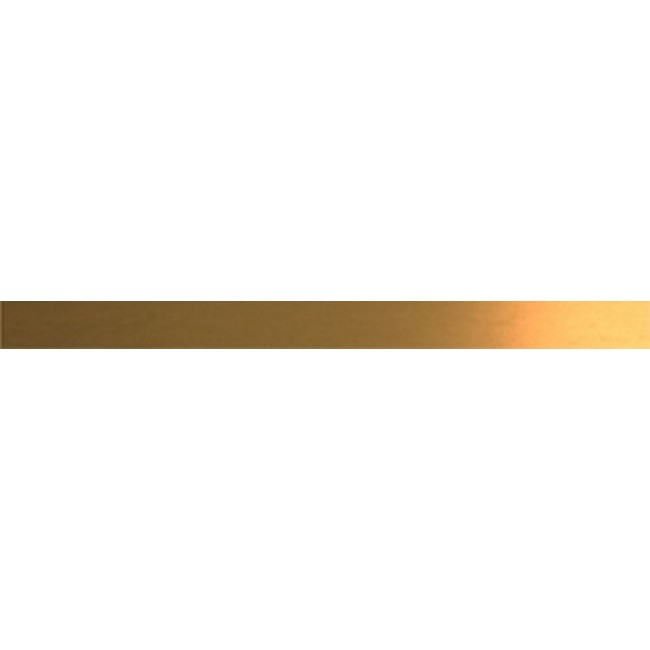 купить Керамический бордюр CRETO Forza Листелло матовое золото 5010760МТ 0,7x60 см в EV-SAN.RU