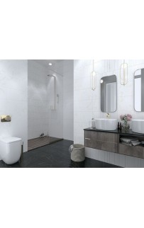 купить Керамический декор CRETO Forza Stravero White 01 D0427Y29601 25x60 см в EV-SAN.RU