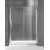 Душевая дверь в нишу Cezares Lux Soft W-BF-1 130 профиль Хром стекло прозрачное