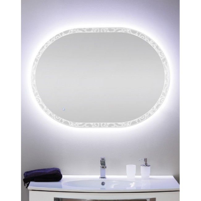 купить Зеркало Cezares 100 со встроенной LED подсветкой с LED подсветкой в EV-SAN.RU