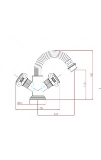 купить Смеситель для биде Cezares Olimp OLIMP-BS2-01-Sw Хром в EV-SAN.RU